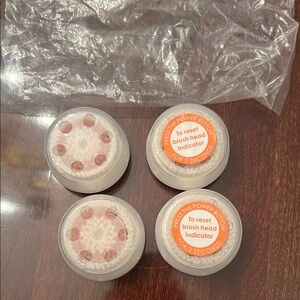 Clarisonic Radiance Sensitive Skin Pink and White Replacement Brush Heads NEW!
